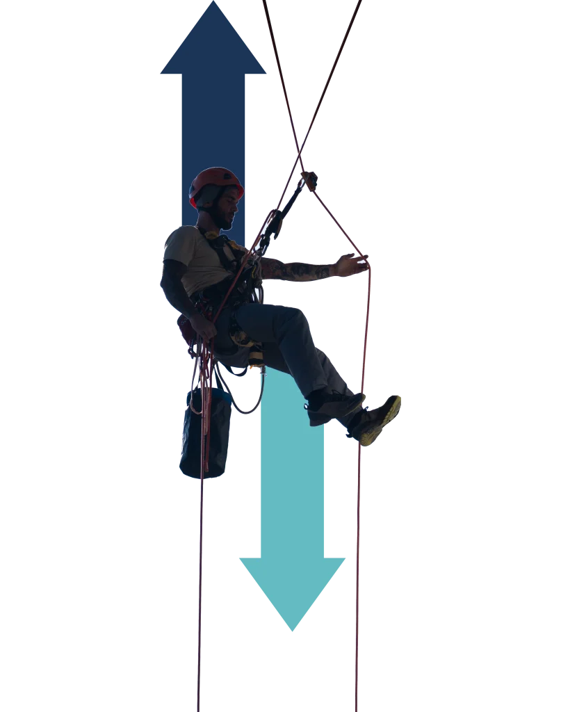 IRATA-certified rope access specialists